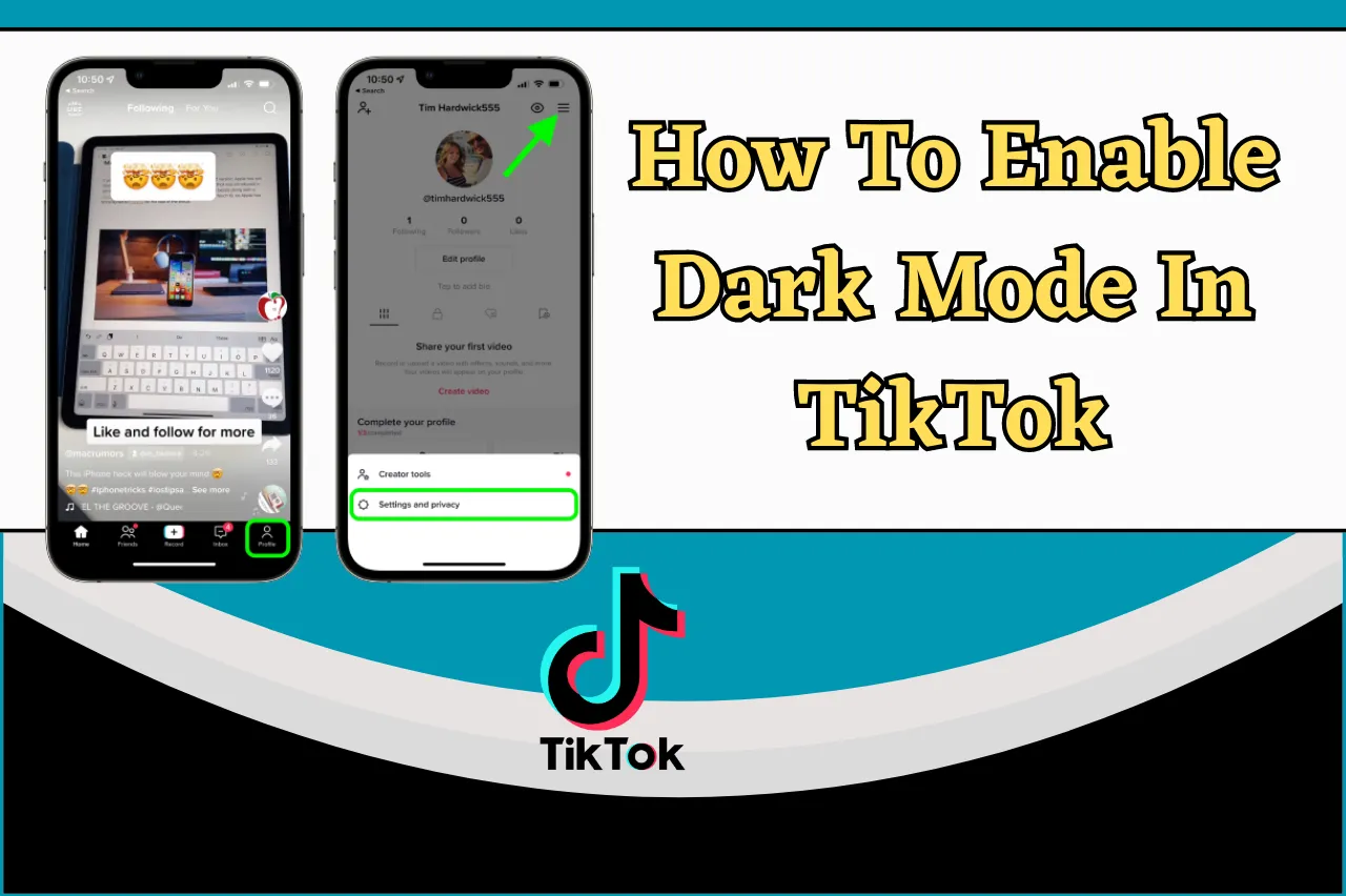 How To Enable Dark Mode In TikTok